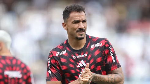Danilo jogador do Flamengo durante partida contra o Botafogo no estádio Mangueirão pelo campeonato Supercopa 2025. Foto: Fernando Torres/AGIF
