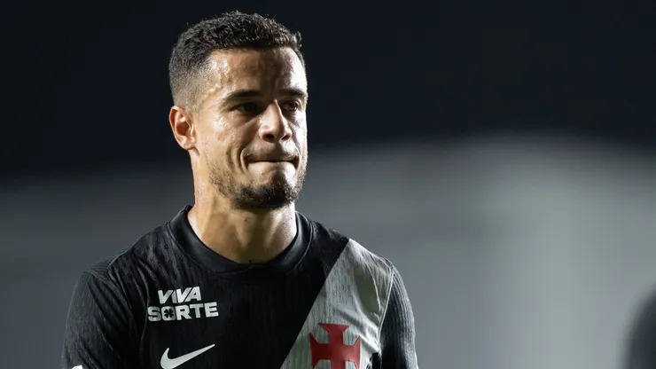 Coutinho jogador do Vasco durante partida contra o Volta Redonda no estádio São Januário pelo campeonato Carioca 2026. Foto: Jorge Rodrigues/AGIF