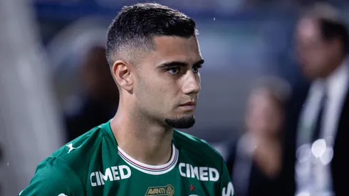 Andreas Pereira jogador do Palmeiras durante partida contra o Grêmio no estádio Arena Barueri pelo campeonato Brasileiro A 2026. Foto: Ettore Chiereguini/AGIF