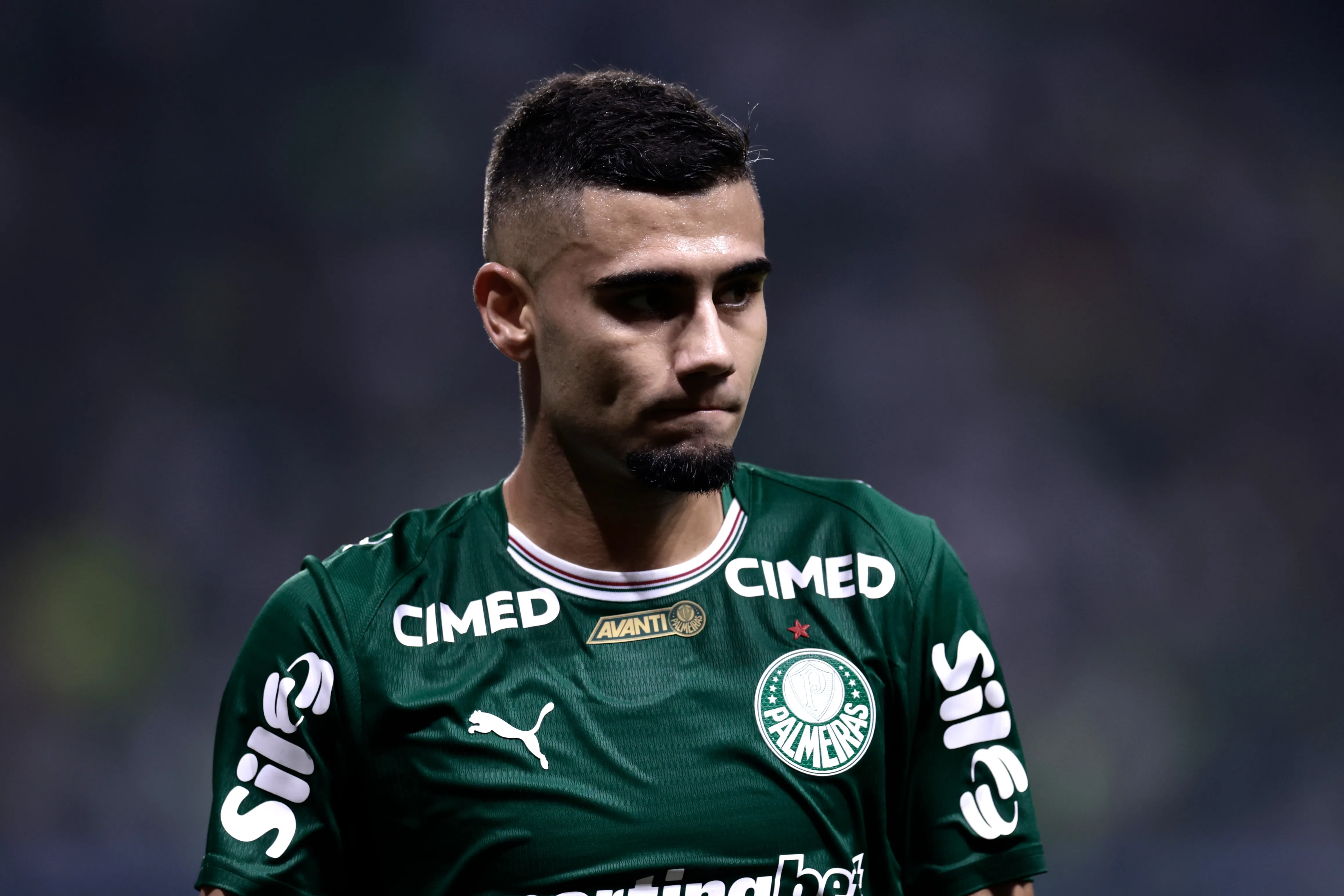 SP – SAO PAULO – 18/03/2026 – BRASILEIRO A 2026, PALMEIRAS X BOTAFOGO – Andreas Pereira jogador do Palmeiras durante partida contra o Botafogo no estadio Arena Allianz Parque pelo campeonato Brasileiro A 2026. Foto: Marcello Zambrana/AGIF