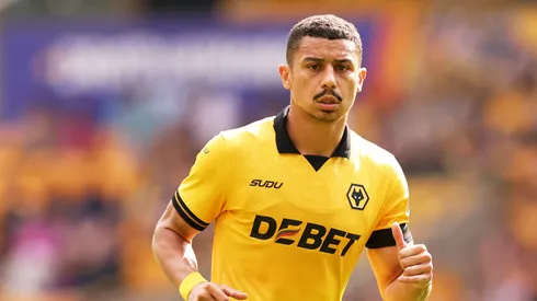 Andre of Wolverhampton Wanderers in action during the pre-season friendly match between Wolverhampton Wanderers and Celta Vigo at Molineux on August 09, 2025 in Wolverhampton, England. (Photo by Jack Thomas/Getty Images)