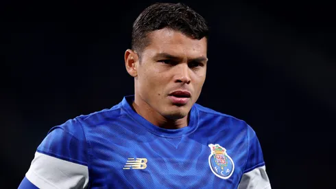 Thiago Silva durante partida pelo Porto, de Portugal.