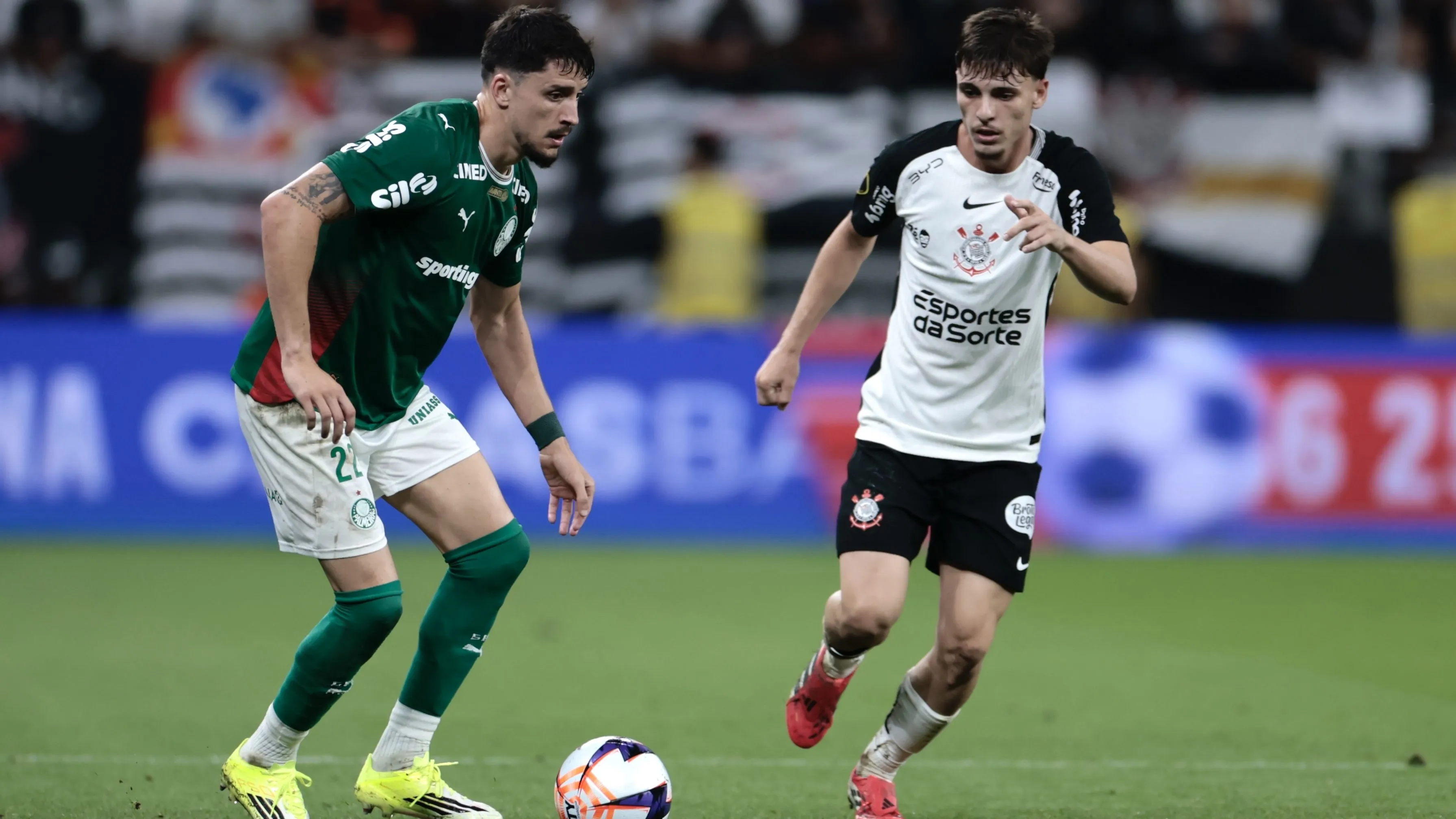 Corinthians x Palmeiras. Foto: Marcello Zambrana/AGIF