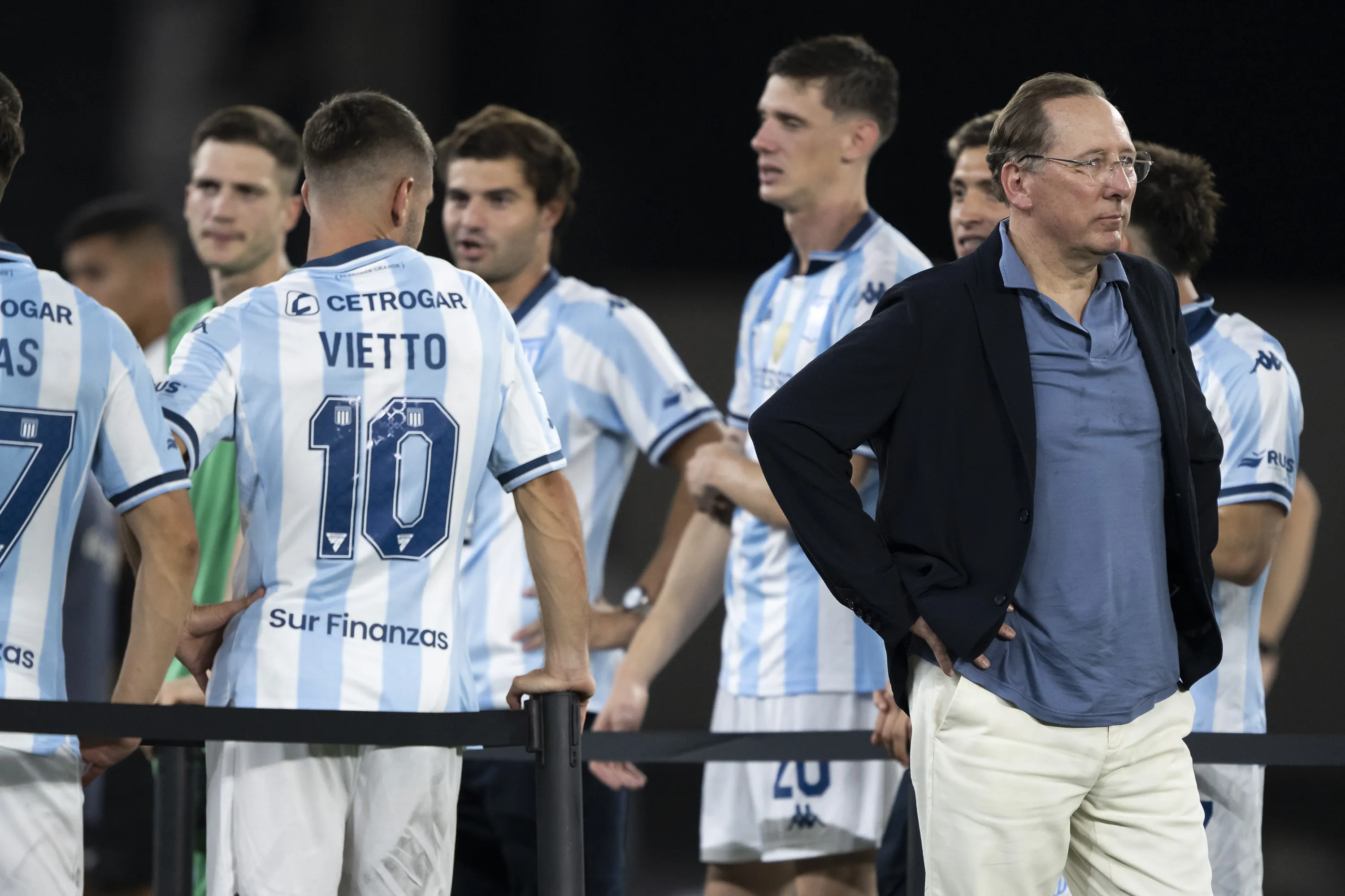 RJ – RIO DE JANEIRO – 27/02/2025 – RECOPA SUL-AMERICANA 2025, BOTAFOGO X RACING – John Textor dono da saf do Botafogo apos a partida contra o Racing no estadio Engenhao pelo campeonato Recopa Sul-americana 2025.    Foto: Jorge Rodrigues/AGIF