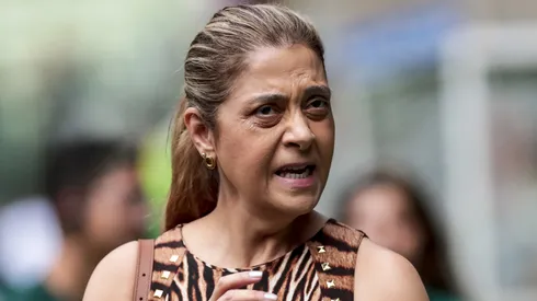 Leila Pereira presidente do Palmeiras durante partida contra o Mirassol no estadio Arena Allianz Parque pelo campeonato Brasileiro A 2026. Foto: Marco Miatelo/AGIF