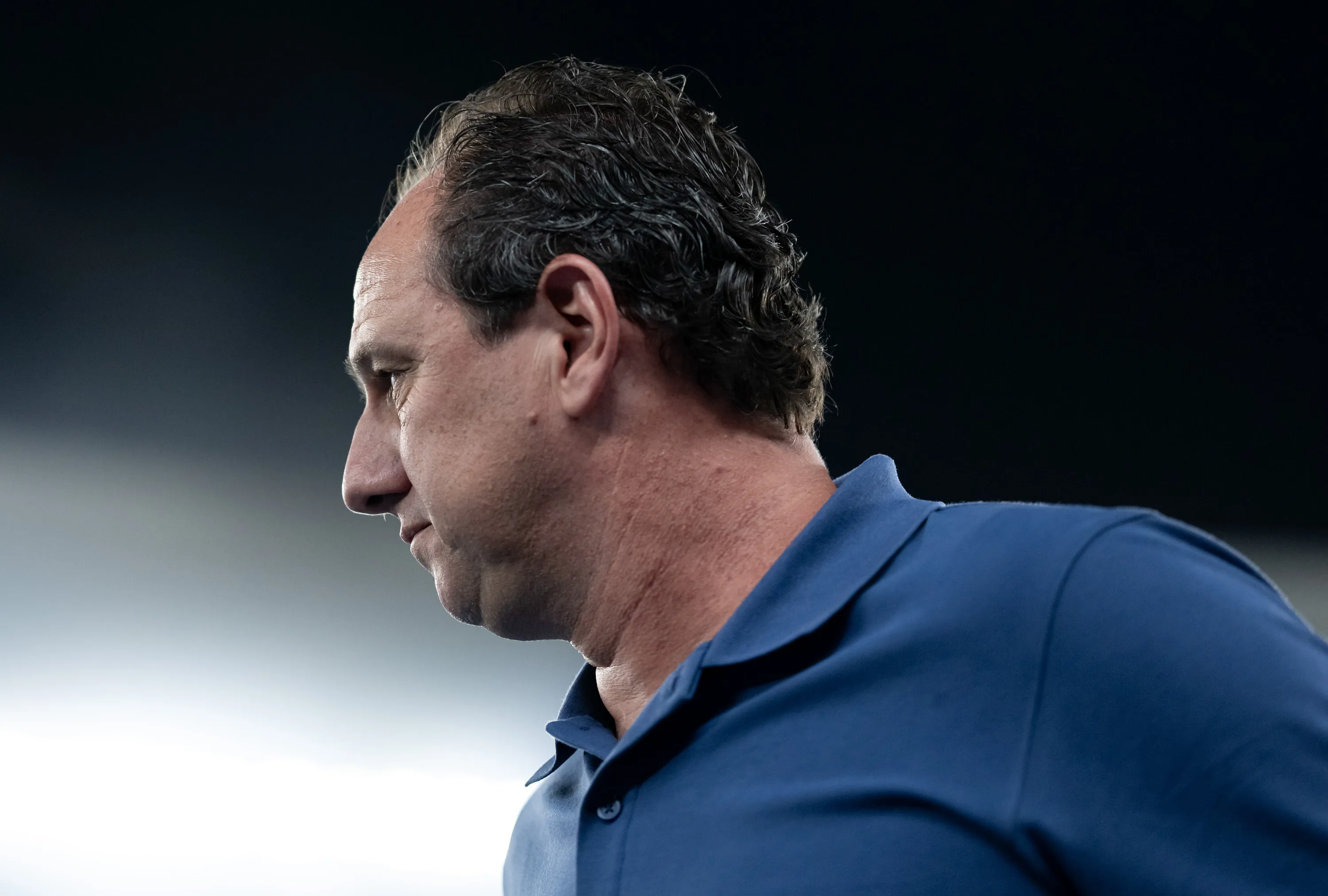 Rogerio Ceni tecnico do Bahia durante partida contra o Botafogo no estadio Engenhao pelo campeonato Brasileiro A 2025. Foto: Jorge Rodrigues/AGIF