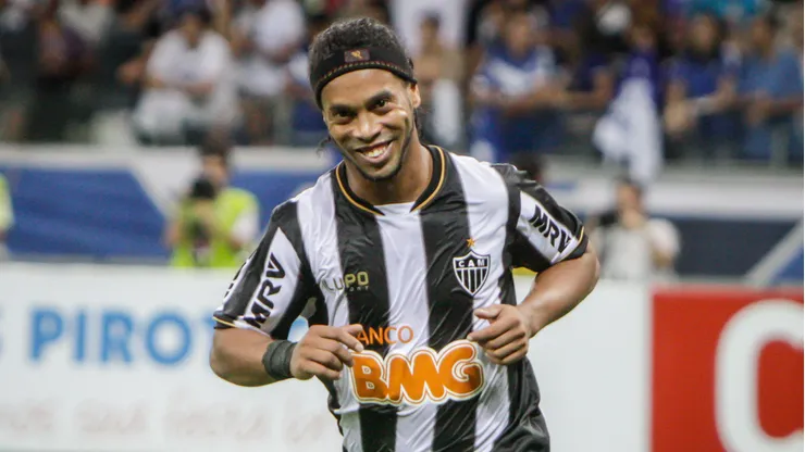 Ronaldinho Gaucho. Cruzeiro x Atletico-MG pela final do Campeonato Mineiro 2013 no Estadio Mineirao 19 de Maio de 2013, Belo Horizonte, Minas Gerais, Brasil. Foto: Bruno Cantini/AGIF