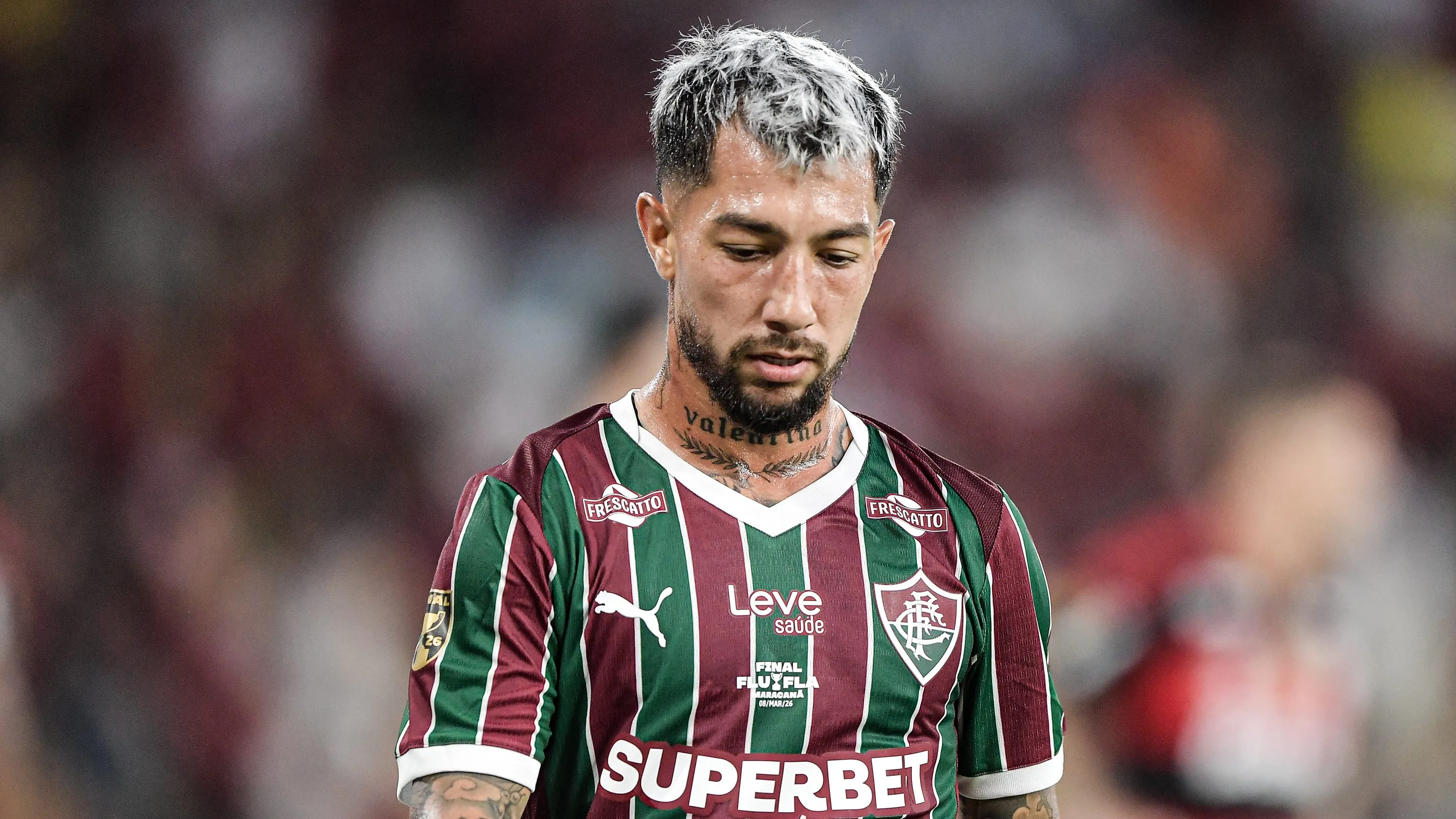 Lucho Acosta, meia do Fluminense. Foto: Thiago Ribeiro/AGIF