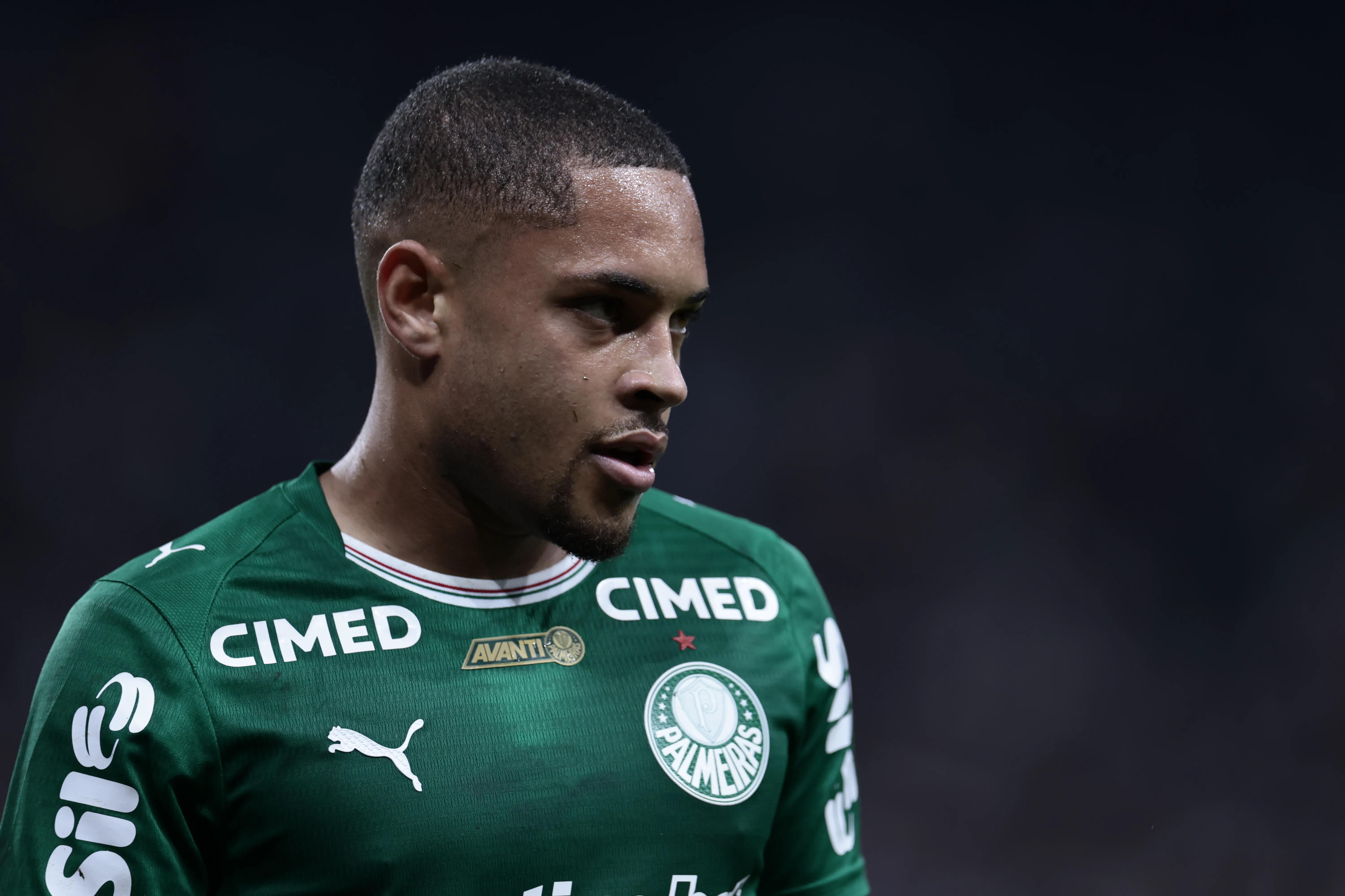 SP – SAO PAULO – 08/02/2026 – PAULISTA 2026, CORINTHIANS X PALMEIRAS – Vitor Roque jogador do Palmeiras durante partida contra o Corinthians no estadio Arena Corinthians pelo campeonato Paulista 2026. Foto: Marcello Zambrana/AGIF