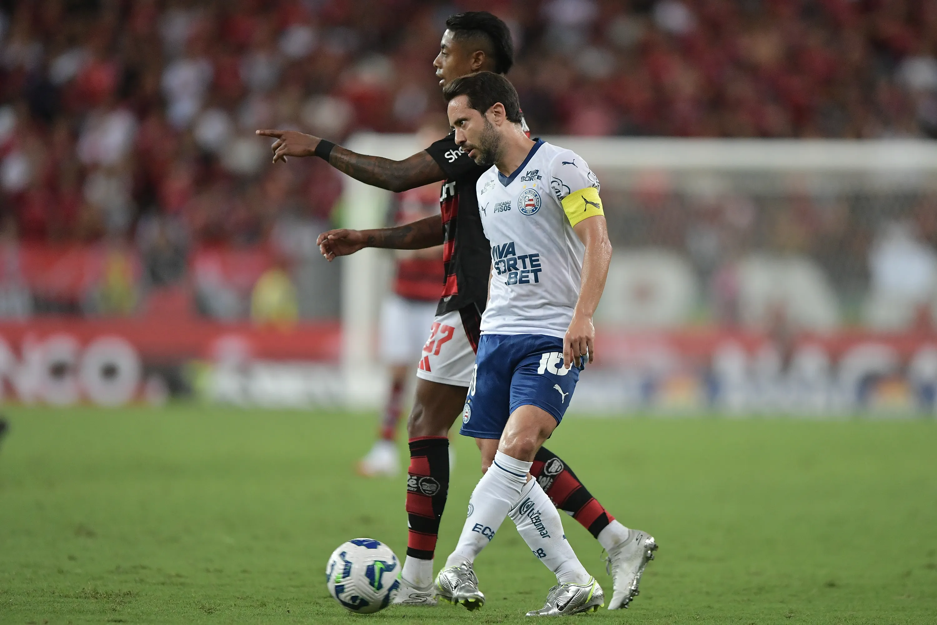 último Flamengo x Bahia pelo campeonato Brasileiro A 2025. Foto: Thiago Ribeiro/AGIF