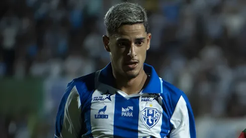 Pedro Henrique jogador do Paysandu durante partida no estádio Canindé pelo campeonato Copa Do Brasil 2026. Foto: Anderson Romão/AGIF