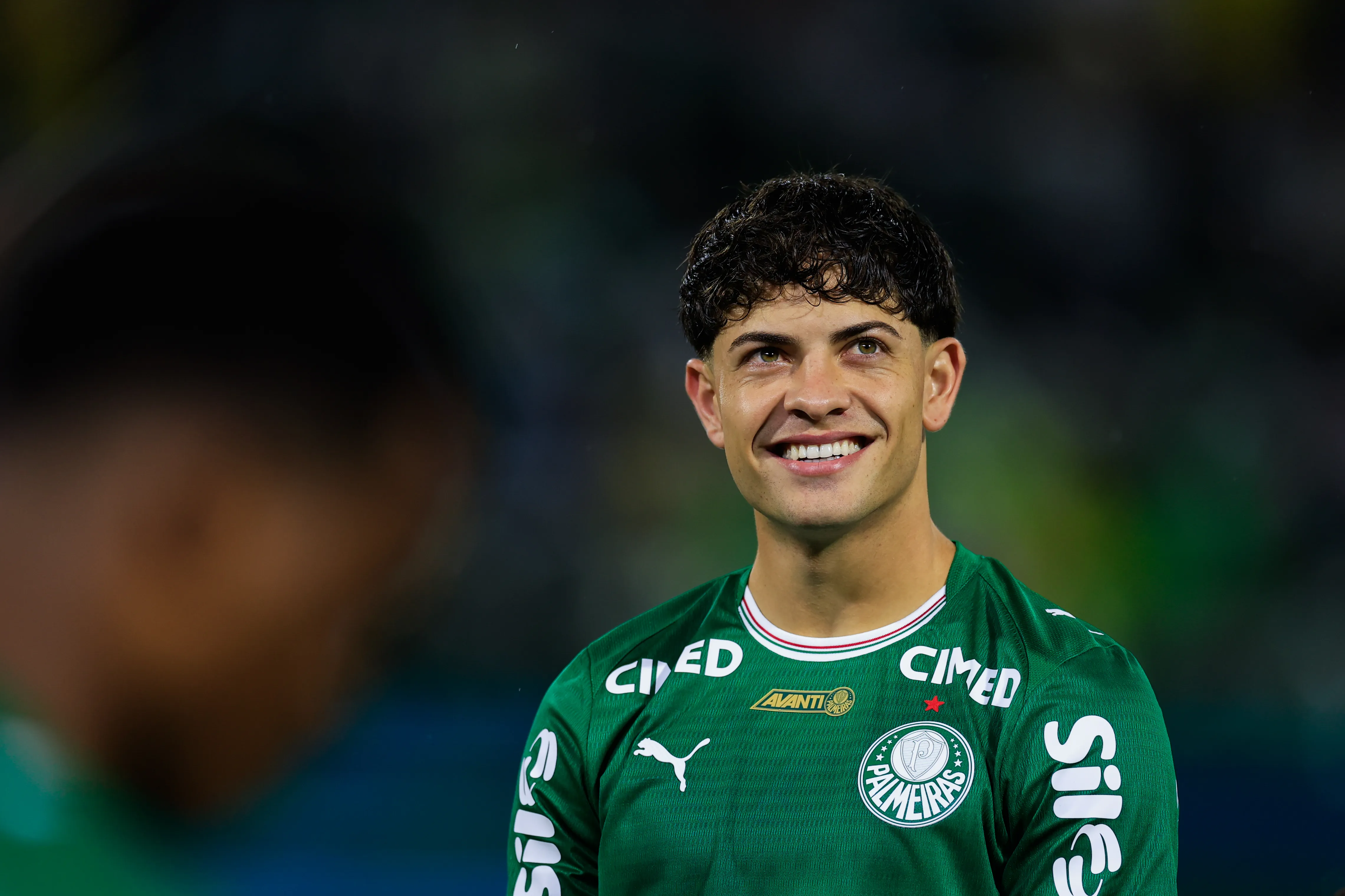 Agustin Giay jogador do Palmeiras durante partida contra o Gremio. Foto: Marcello Zambrana/AGIF