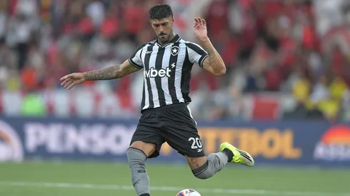 Barboza jogador do Botafogo durante partida contra o Flamengo no estadio Engenhao pelo campeonato Carioca 2026.