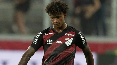 Bruninho durante confronto contra o Corinthians no Brasileirão de 2026.