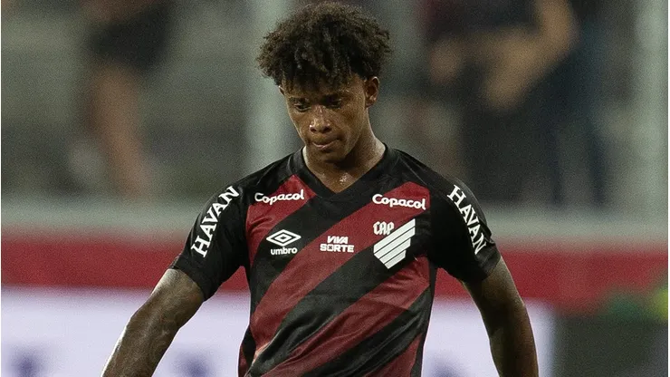Bruninho durante confronto contra o Corinthians no Brasileirão de 2026.