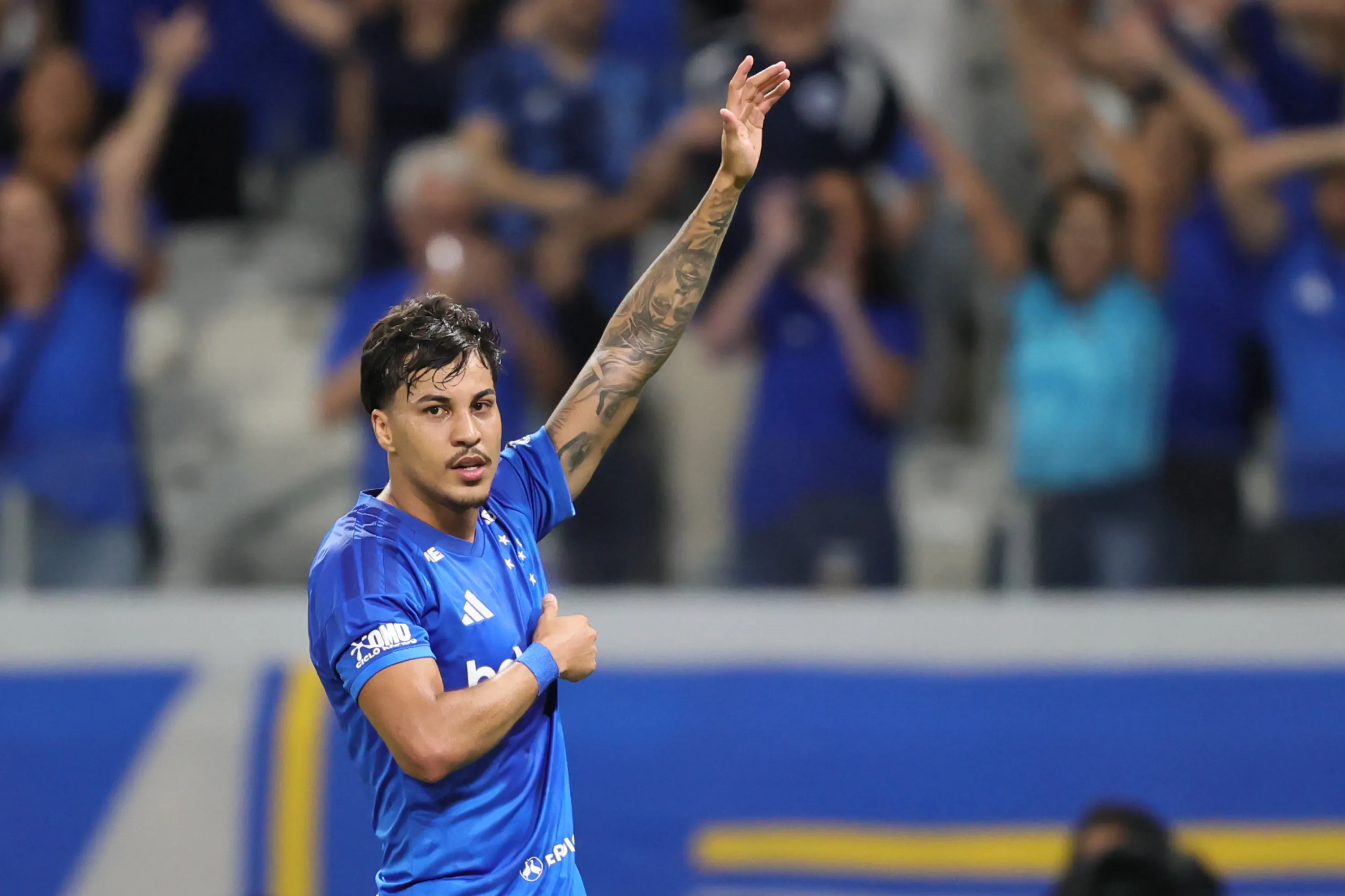 Kaio Jorge em campo pelo Cruzeiro. Foto: Gilson Lobo/AGIF