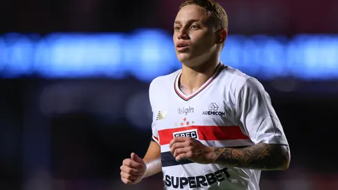SP - SAO PAULO - 31/01/2026 - PAULISTA 2026, SAO PAULO X SANTOS - Maik jogador do Sao Paulo durante partida contra o Santos no estadio Morumbi pelo campeonato Paulista 2026. Foto: Marcello Zambrana/AGIF