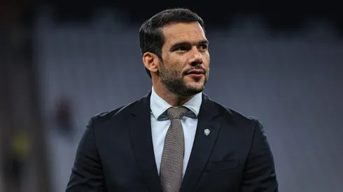 Samir Xaud presidente da CBF antes da partida contra o Japao no estadio Arena Corinthians pelo campeonato Amistoso. Foto: Fabio Giannelli/AGIF