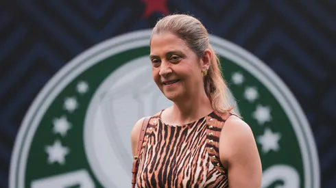 Leila Pereira presidente do Palmeiras durante partida contra o Mirassol no estadio Arena Allianz Parque pelo campeonato Brasileiro A 2026. Foto: Ettore Chiereguini/AGIF