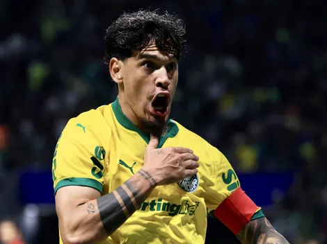 Gustavo Gómez celebra marca histórica e se declara ao Palmeiras