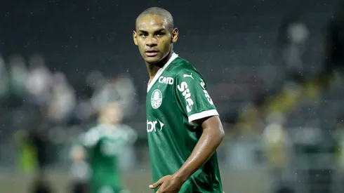 Eduardo Conceicao jogador do Palmeiras durante partida contra o Batalhao no estadio Arena Barueri pelo campeonato Copa Sao Paulo Junior 2026. Foto: Marco Miatelo/AGIF