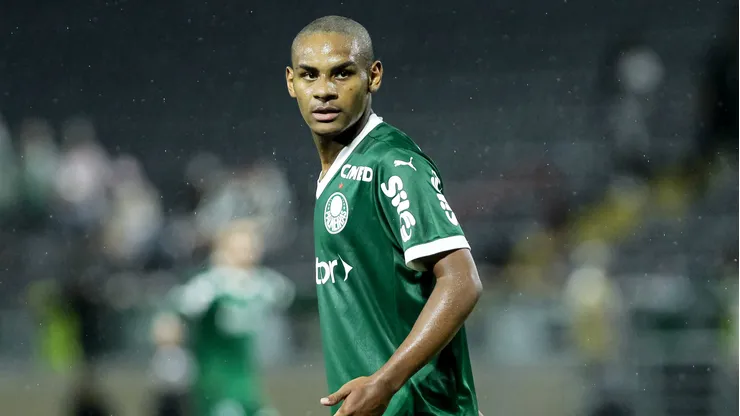 Eduardo Conceicao jogador do Palmeiras durante partida contra o Batalhao no estadio Arena Barueri pelo campeonato Copa Sao Paulo Junior 2026. Foto: Marco Miatelo/AGIF