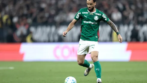 SP - SAO PAULO - 12/04/2026 - BRASILEIRO A 2026, CORINTHIANS X PALMEIRAS - Felipe Anderson jogador do Palmeiras durante partida contra o Corinthians no estadio Arena Corinthians pelo campeonato Brasileiro A 2026. Foto: Marcello Zambrana/AGIF
