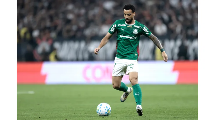 SP - SAO PAULO - 12/04/2026 - BRASILEIRO A 2026, CORINTHIANS X PALMEIRAS - Felipe Anderson jogador do Palmeiras durante partida contra o Corinthians no estadio Arena Corinthians pelo campeonato Brasileiro A 2026. Foto: Marcello Zambrana/AGIF