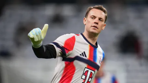Neuer elogia Fábio, goleiro do Fluminense. Foto: Aitor Alcalde/Getty Images