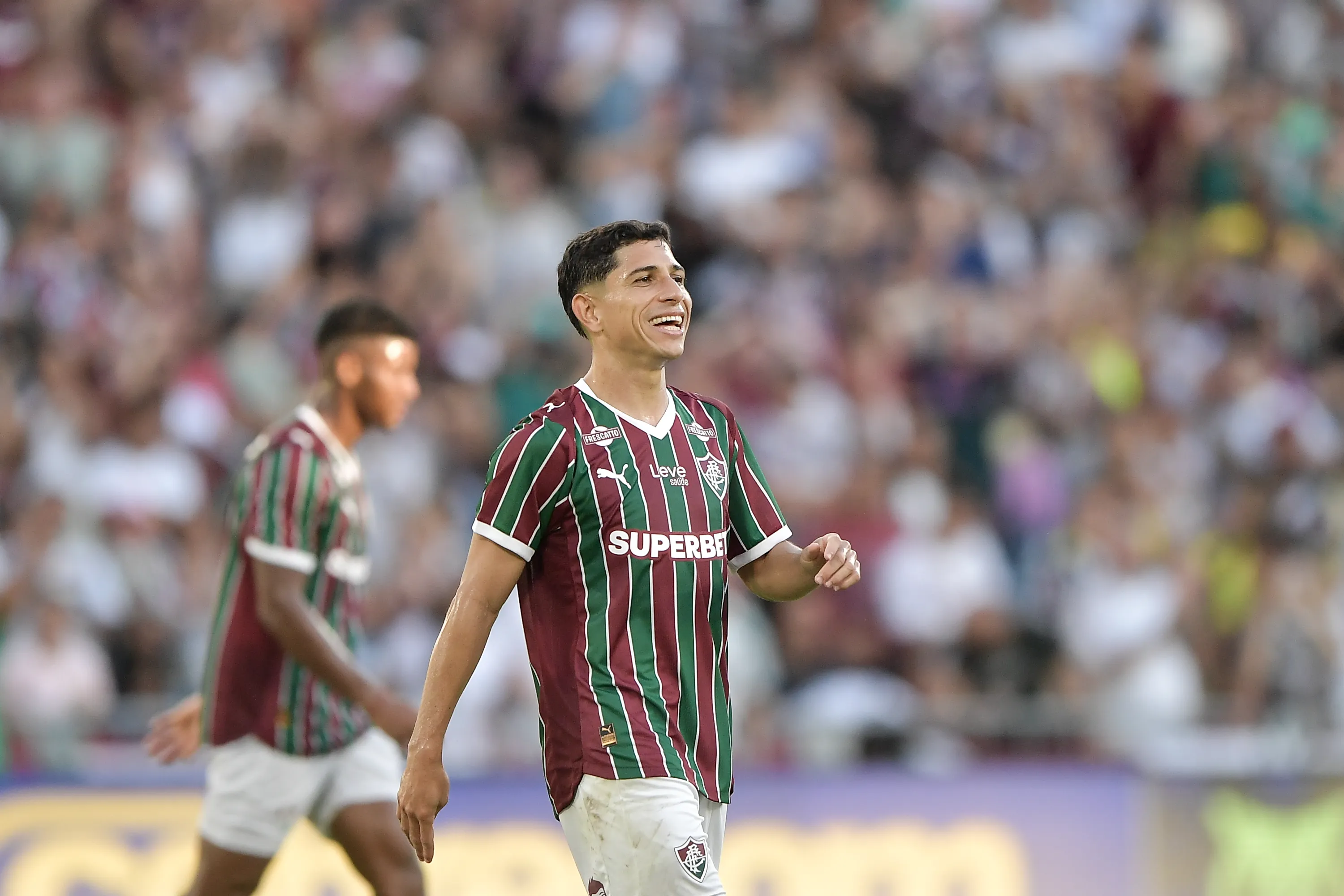 RJ – RIO DE JANEIRO – 15/03/2026 – BRASILEIRO A 2026, FLUMINENSE X ATHLETICO-PR – Savarino jogador do Fluminense durante partida contra o Athletico-PR no estadio Maracana pelo campeonato Brasileiro A 2026. Foto: Thiago Ribeiro/AGIF