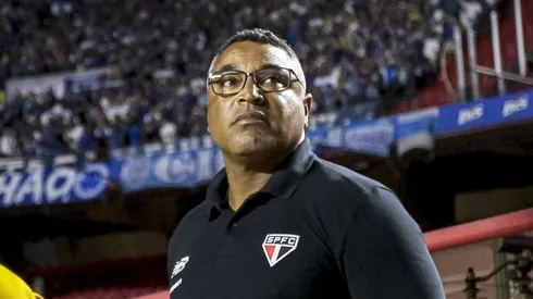 Roger Machado tecnico do Sao Paulo durante partida contra o Cruzeiro no estadio Morumbi pelo campeonato Brasileiro A 2026. Foto: Marco Miatelo/AGIF