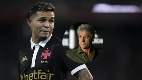 Adson jogador do Vasco durante partida contra o Fluminense/Renato Gaúcho técnico do Vasco durante partida contra o Audax Italiano (Imagem: Jorge Rodrigues/AGIF)