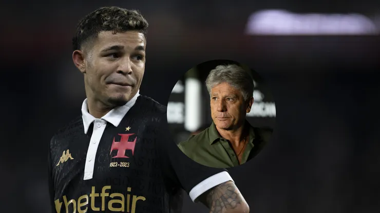 Adson jogador do Vasco durante partida contra o Fluminense/Renato Gaúcho técnico do Vasco durante partida contra o Audax Italiano (Imagem: Jorge Rodrigues/AGIF)