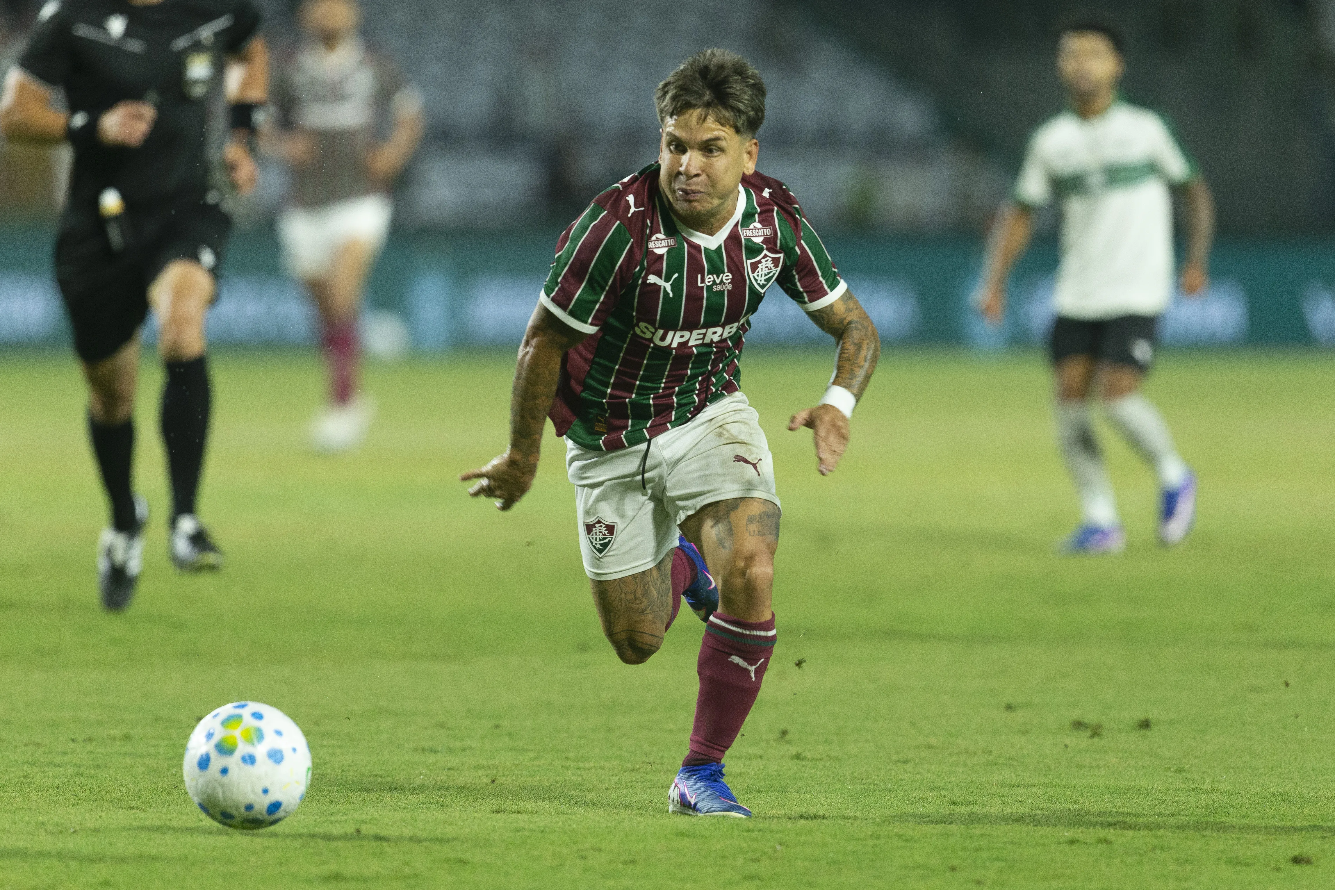 Soteldo atuando no Fluminense – Foto: Hedeson Alves/AGIF