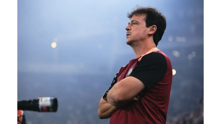 Fernando Diniz tecnico do Corinthians durante partida contra o Palmeiras no estadio Arena Corinthians pelo campeonato Brasileiro A 2026. Foto: Ettore Chiereguini/AGIF