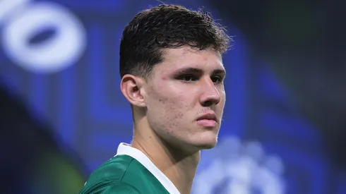 Benedetti jogador do Palmeiras durante partida contra o Bahia no estadio Arena Allianz Parque pelo campeonato Brasileiro A 2025. Foto: Ettore Chiereguini/AGIF