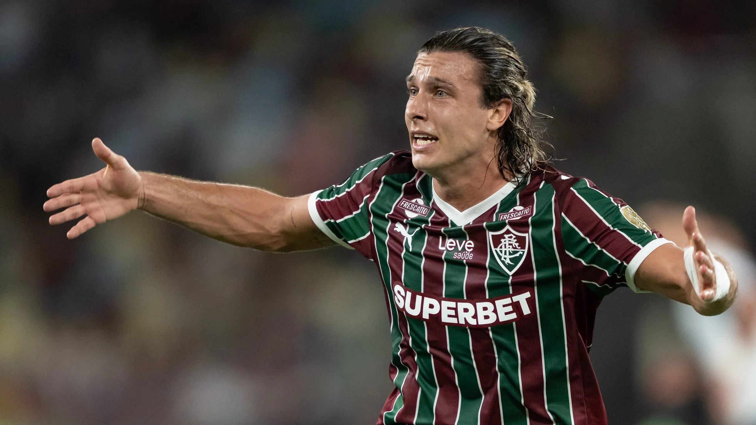 Canobbio em campo pelo Fluminense. Foto: Jorge Rodrigues/AGIF