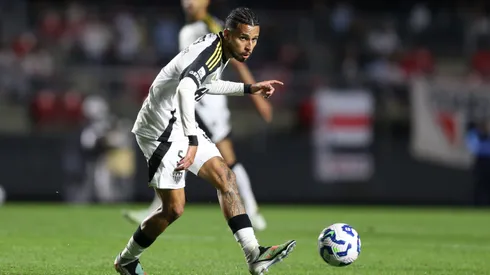 Alexsander jogador do Atletico durante a partida contra o Sao Paulo no estadio Morumbis em Sao Paulo (SP), pelo campeonato Brasileiro A 2025.