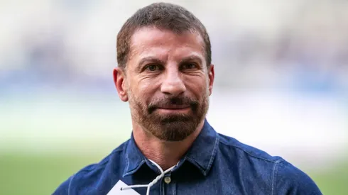 Pedrinho presidente do Vasco durante partida contra o Cruzeiro no estádio Mineirão pelo campeonato Brasileiro A 2024. Foto: Fernando Moreno/AGIF