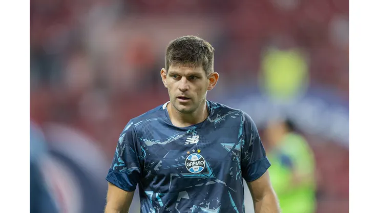 RS - PORTO ALEGRE - 11/04/2026 - BRASILEIRO A 2026, INTERNACIONAL X GREMIO - Kannemann jogador do Gremio durante partida contra o Internacional no estadio Beira-Rio pelo campeonato Brasileiro A 2026. Foto: Liamara Polli/AGIF