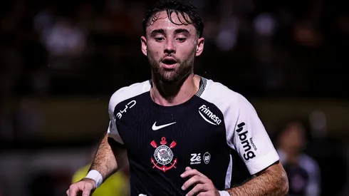 Pedro Milans jogador do Corinthians durante partida contra o Sao Bernardo no estadio Primeiro de Maio pelo campeonato Paulista 2026. Foto: Fabio Giannelli/AGIF