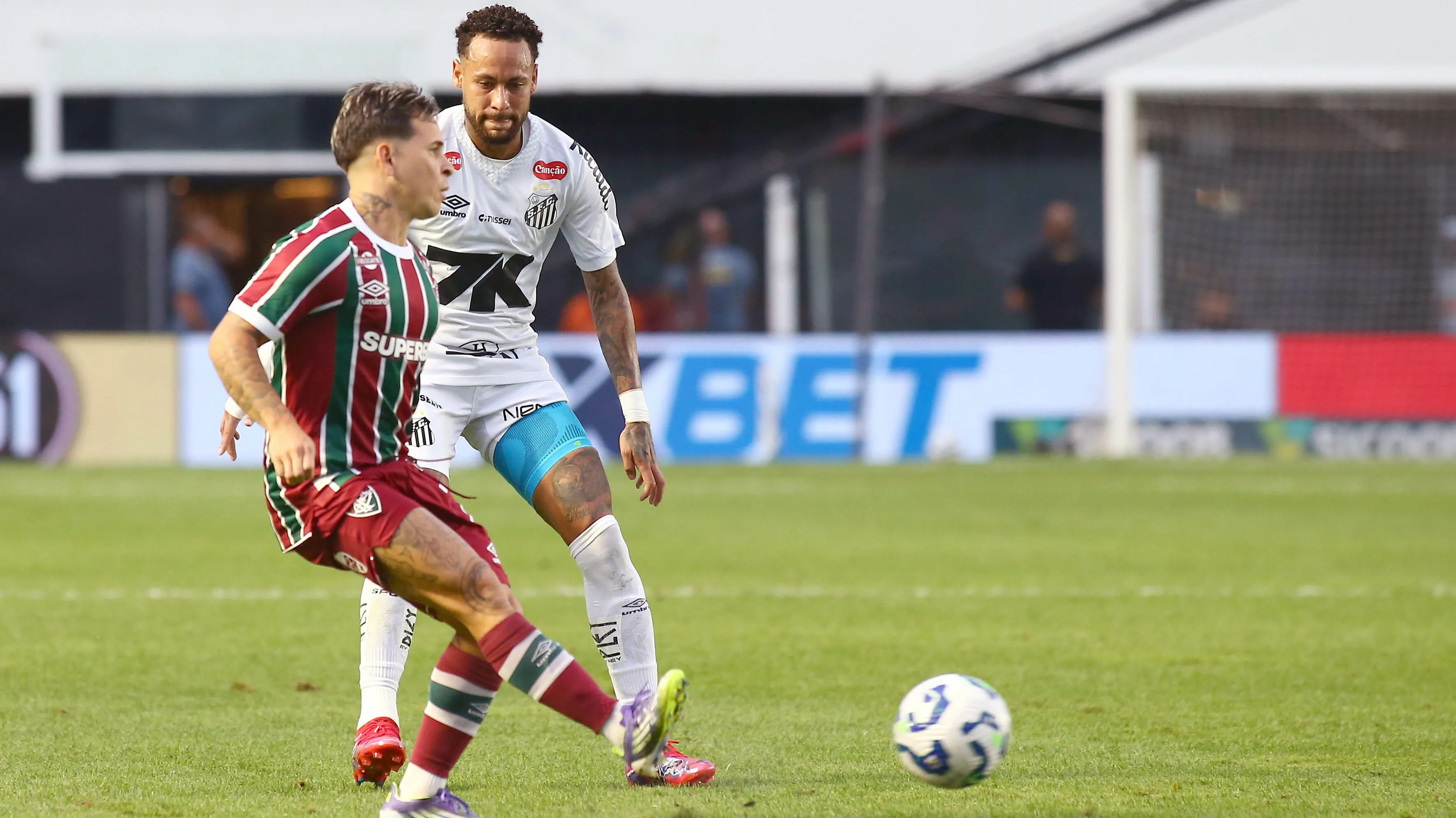 Neymar em Santos x Fluminense. Foto: Mauricio De Souza/AGIF