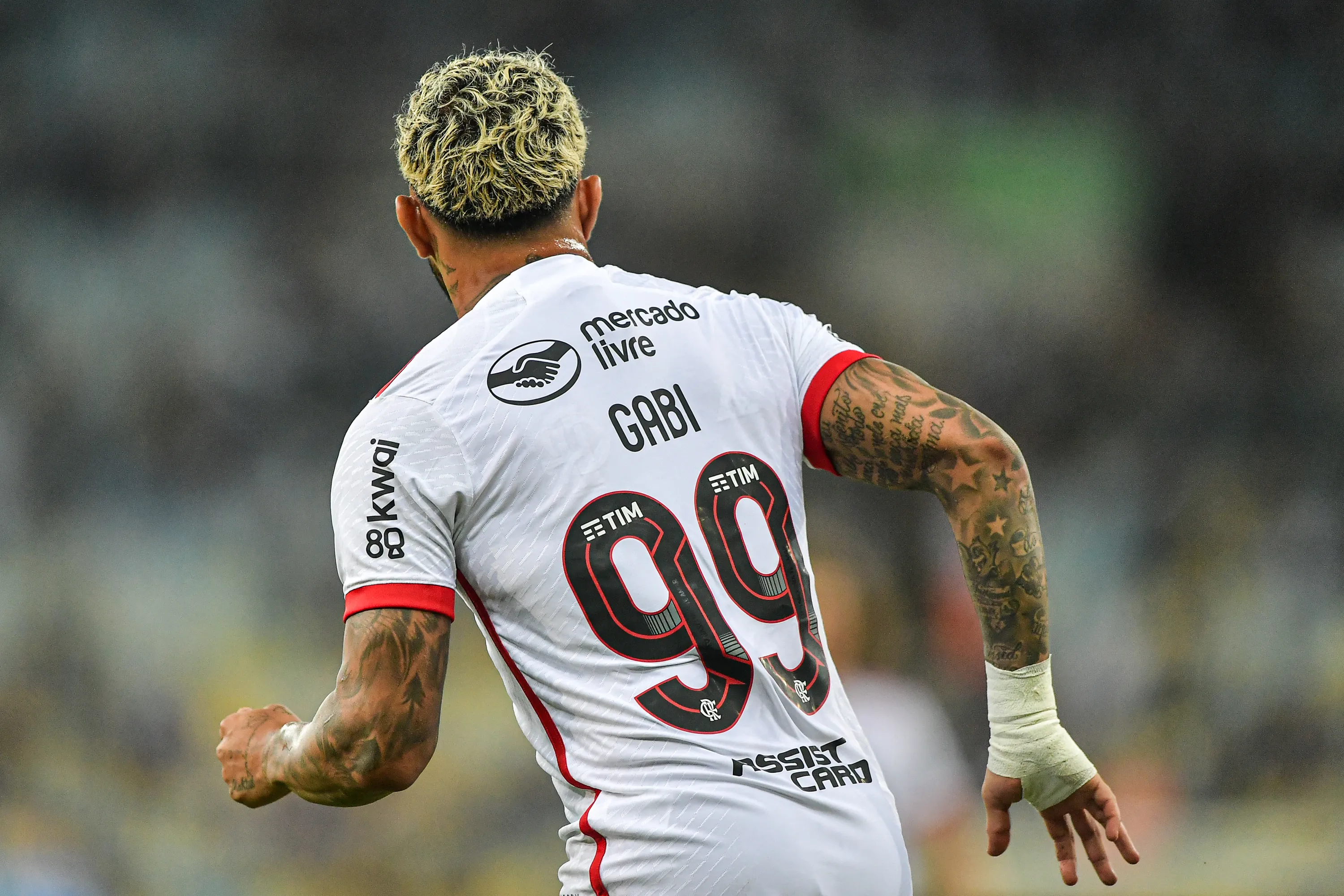RJ – RIO DE JANEIRO – 02/06/2024 – BRASILEIRO A 2024, VASCO X FLAMENGO – Gabigol jogador do Flamengo durante partida contra o Vasco no estadio Maracana pelo campeonato Brasileiro A 2024. Foto: Thiago Ribeiro/AGIF