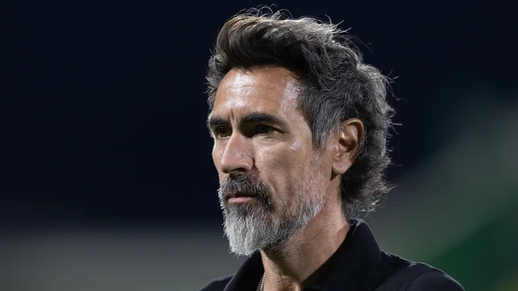 Eduardo Domínguez, técnico do Atlético-MG tecnico do Atletico-MG durante partida contra o Chapecoense no estadio Arena Conda pelo campeonato Brasileiro A 2026. Foto: Liamara Polli/AGIF