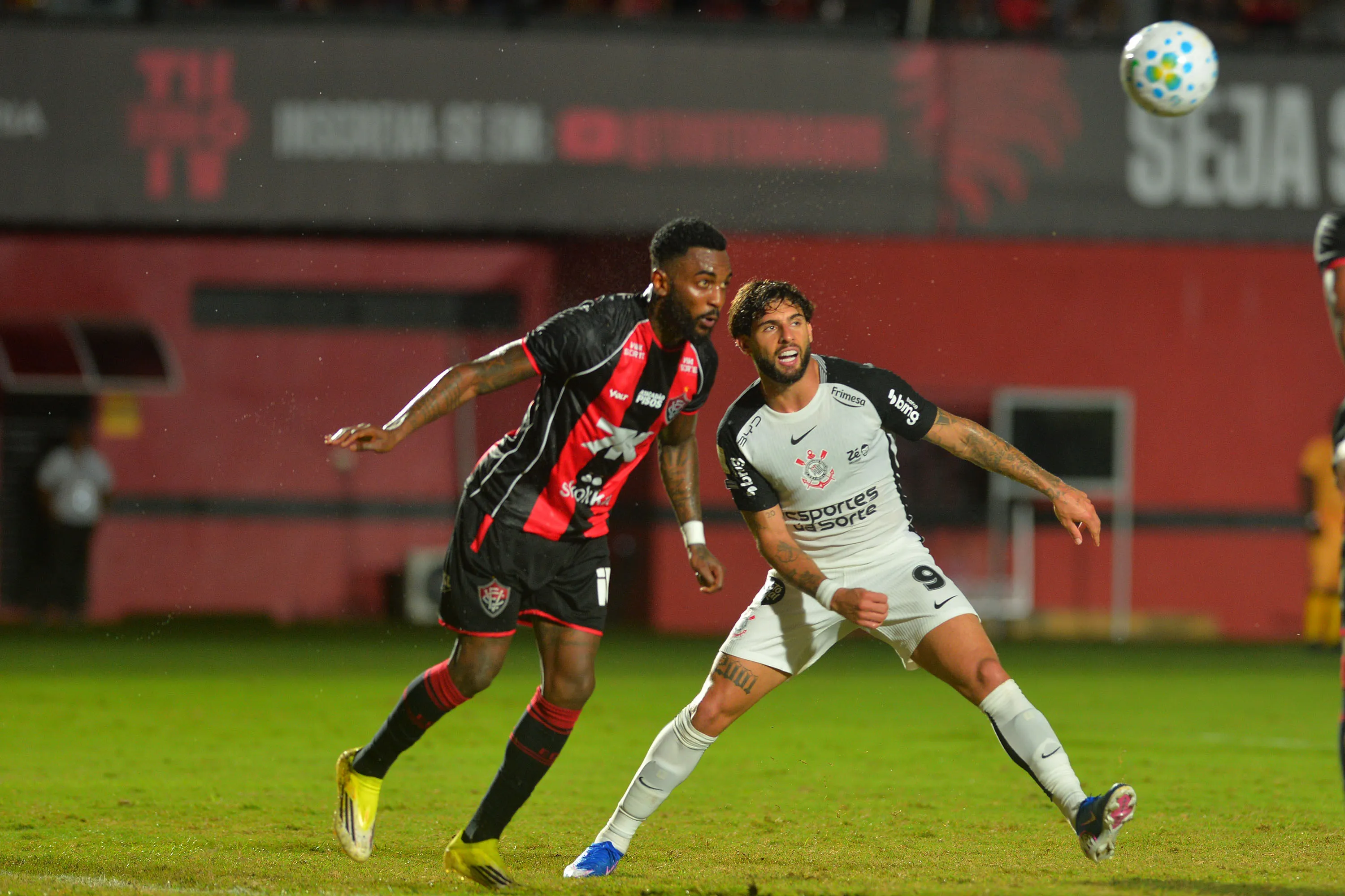 Yuri Alberto jogador do Corinthians durante partida contra o Vitoria no estadio Barradao pelo campeonato Brasileiro A 2026. Foto: Walmir Cirne/AGIF