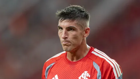 Rochet jogador do Internacional durante partida contra o Grêmio no estádio Beira-Rio pelo campeonato Brasileiro A 2026. Foto: Liamara Polli/AGIF