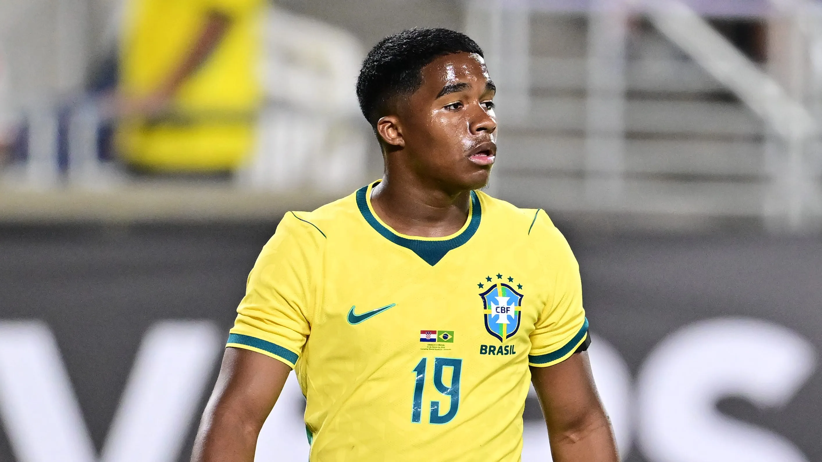 Endrick. (Photo by Julio Aguilar/Getty Images)