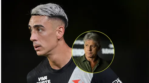 Puma Rodríguez jogador do Vasco durante partida contra o Volta Redonda/Renato Gaúcho técnico do Vasco durante partida contra o Audax Italiano (Imagem; Thiago Ribeiro/AGIF/Jorge Rodrigues/AGIF)