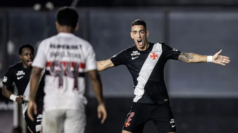 Puma Rodríguez em Vasco x São Paulo pelo Brasileirão 2026. Foto: Andre Mourao/AGIF