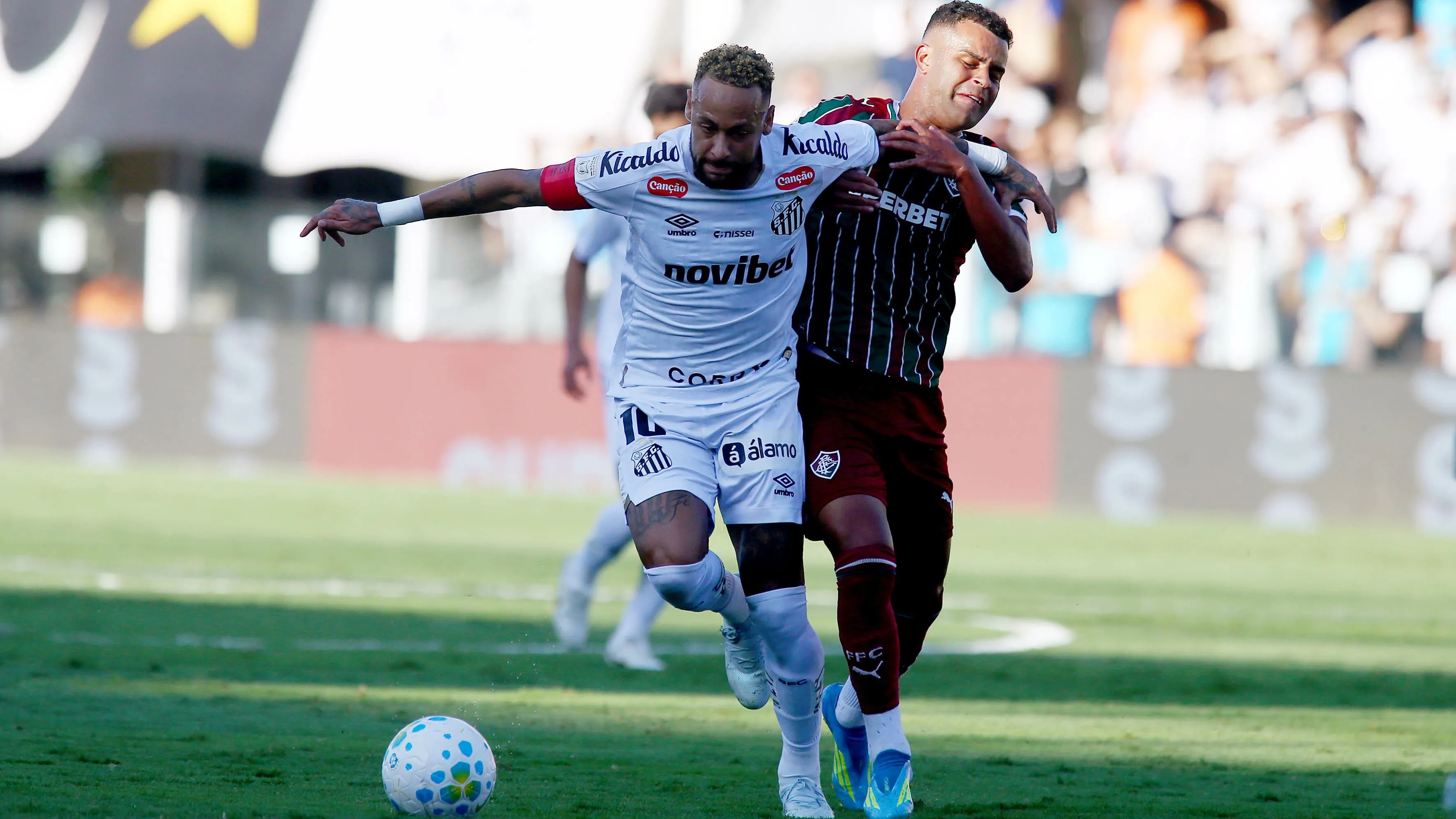 Santos x Fluminense. Foto: Mauricio De Souza/AGIF